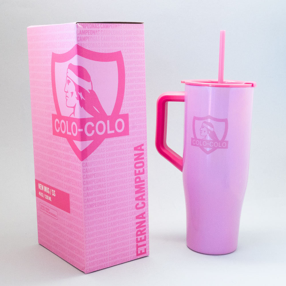 MUG NEW 40OZ PINK COLO COLO – Titanio