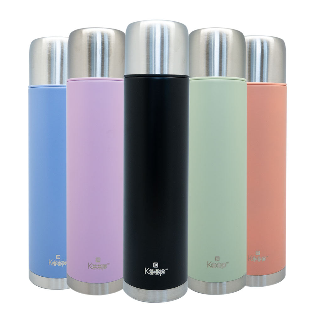 TERMO BALA 1.0L RUBBER KEEP