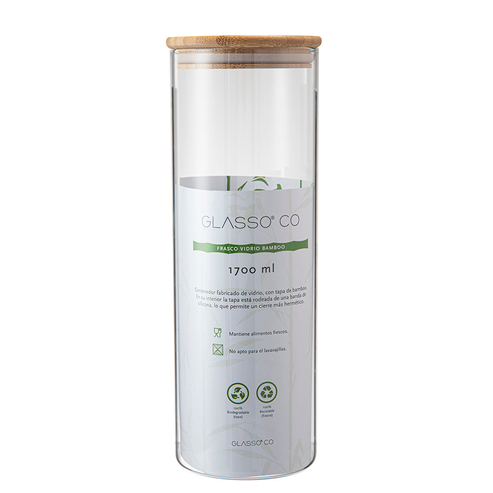 CONTENEDOR BAMBOO 1.7L ECO GLASSO