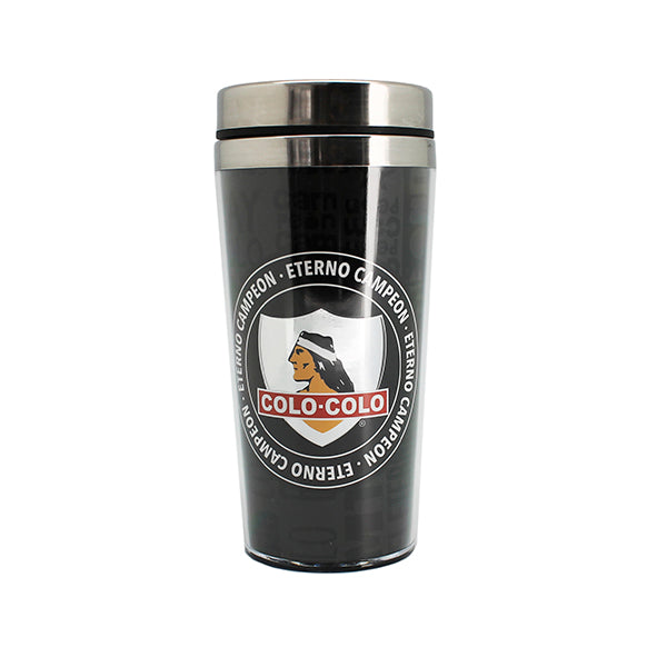 MUG TERMICO LOGO PLATEADO COLO COLO