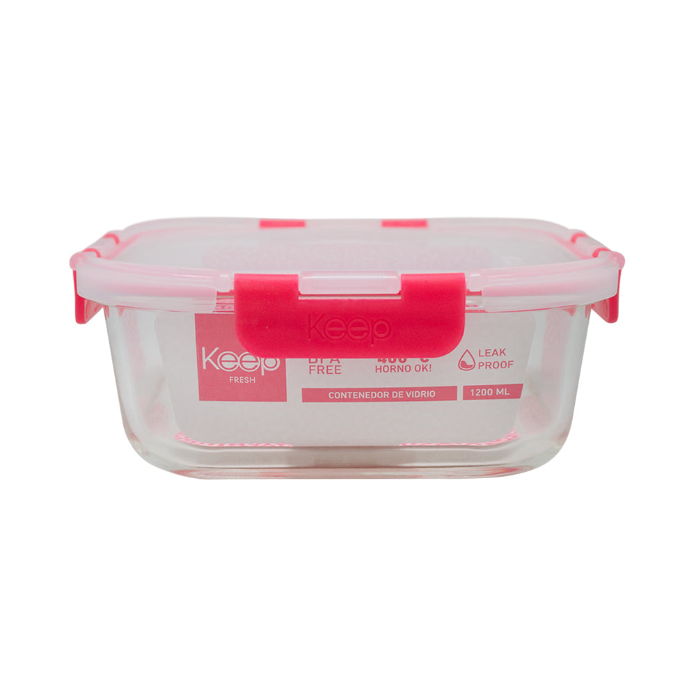 
                  
                    HERMETICO CUADRADO 1200ML GLASS KEEP
                  
                