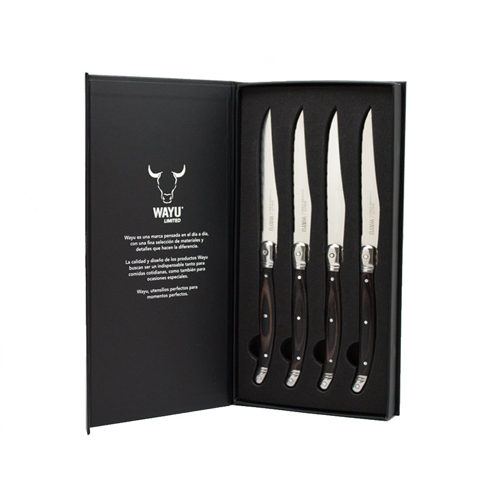 
                  
                    SET 4 CUCHILLOS BLACK  MESA WAYU LIMITED
                  
                
