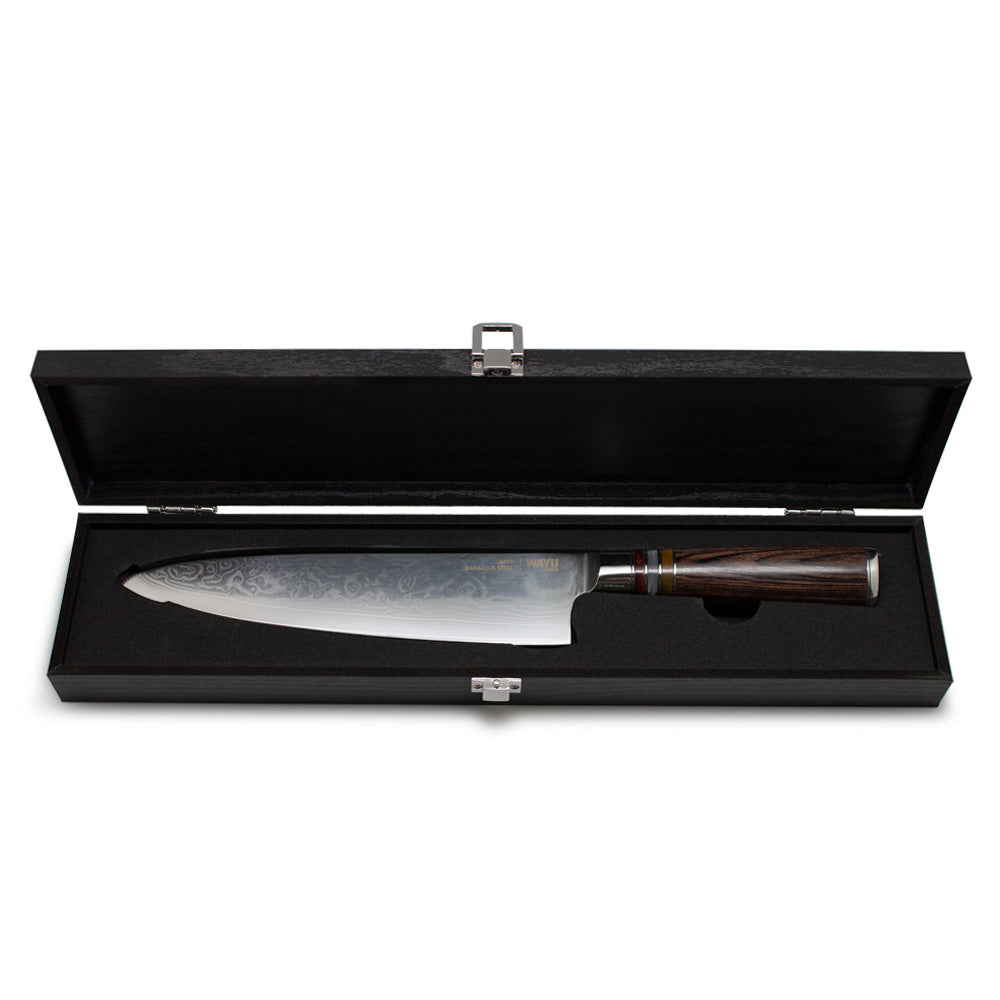 
                  
                    CUCHILLO DAMASCUS BROWN PAKKA WAYU LIMITED
                  
                