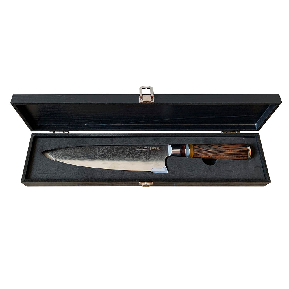 
                  
                    CUCHILLO DAMASCUS BROWN PAKKA WAYU LIMITED
                  
                