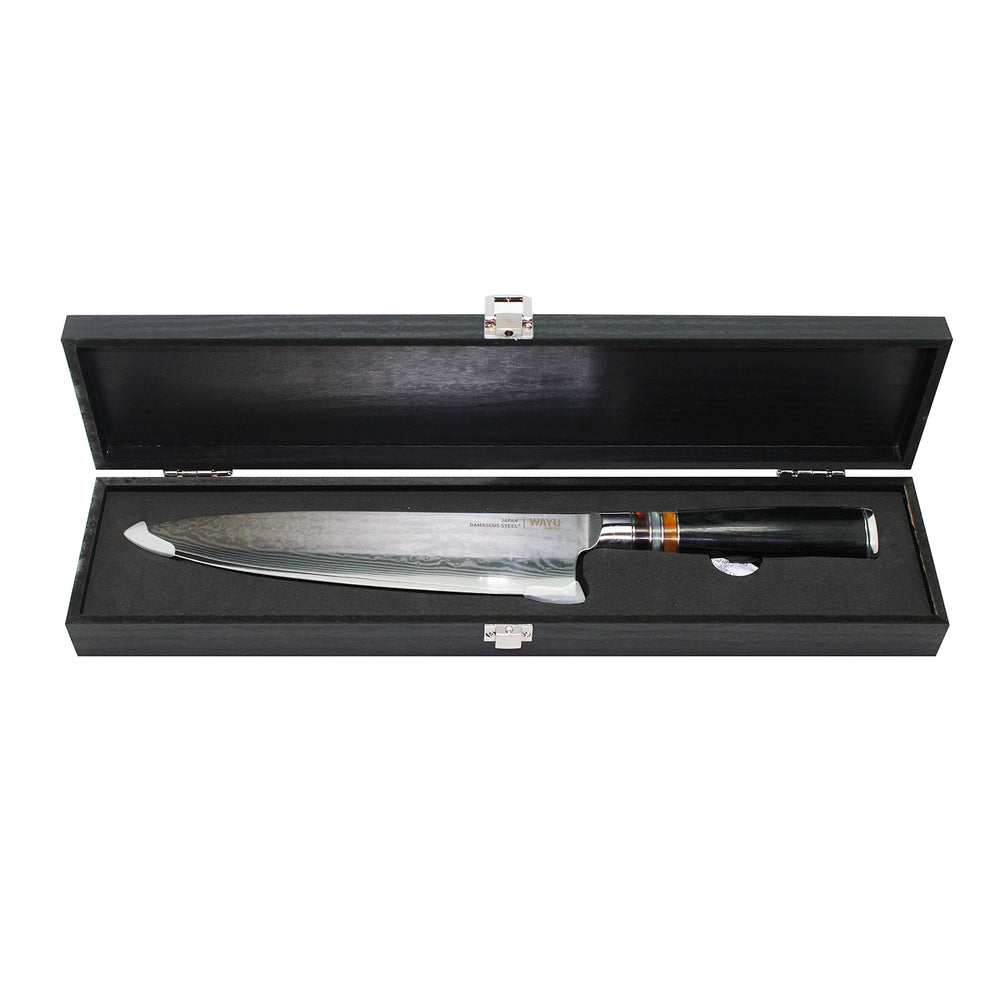 
                  
                    CUCHILLO DAMASCUS BLACK PAKKA WAYU LIMITED
                  
                