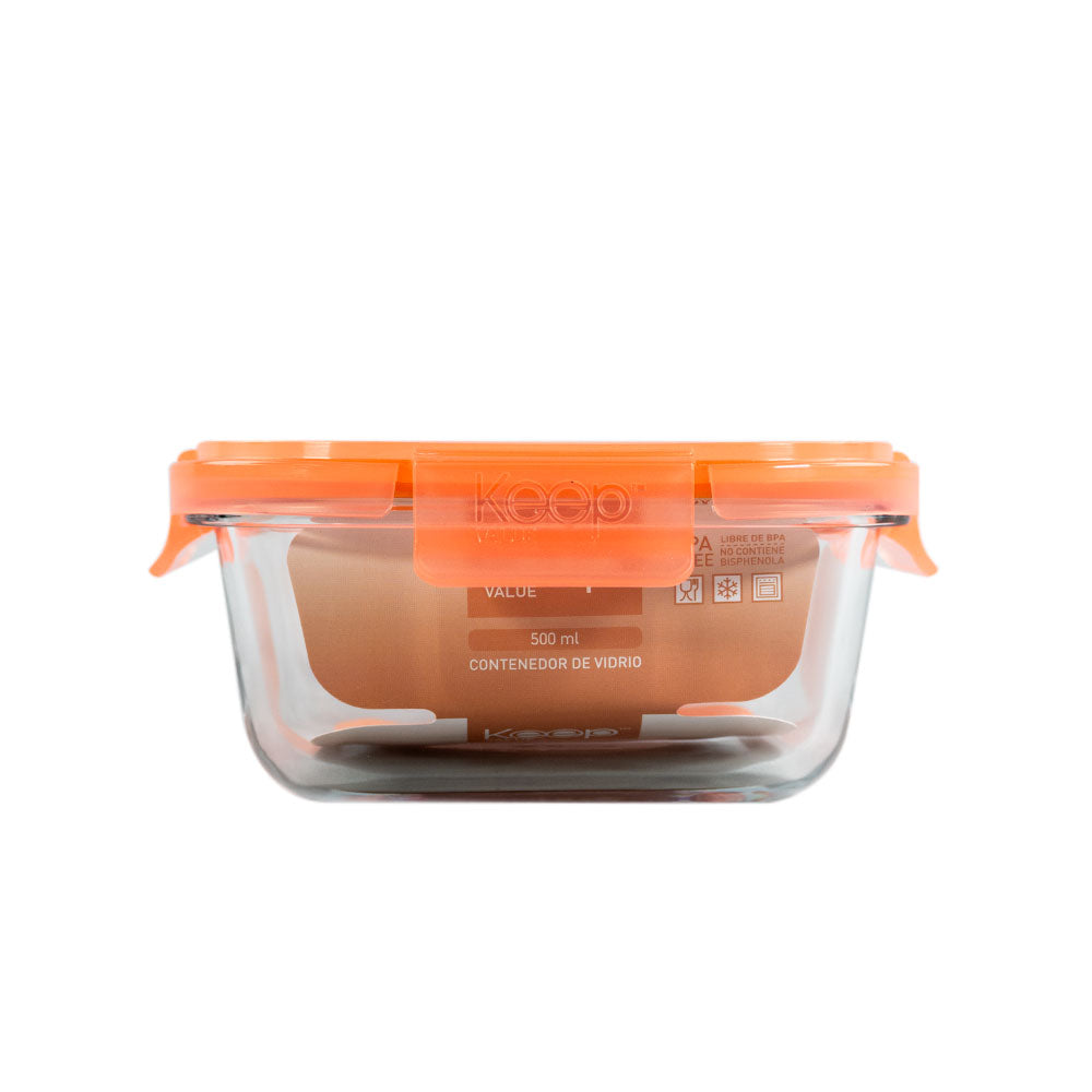 
                  
                    HERMETICO CUADRADO KEEP VALUE  500ML
                  
                