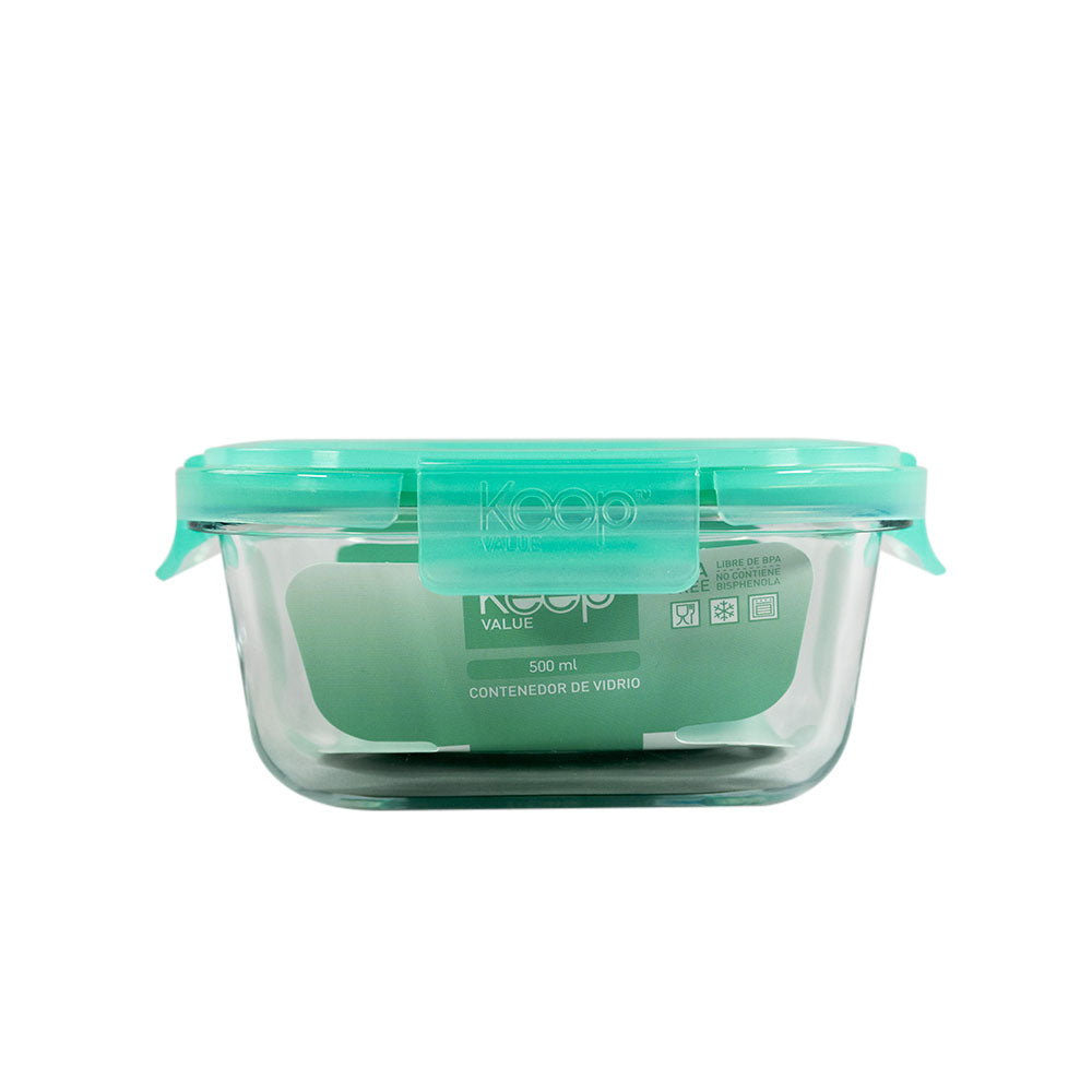 
                  
                    HERMETICO CUADRADO KEEP VALUE  500ML
                  
                