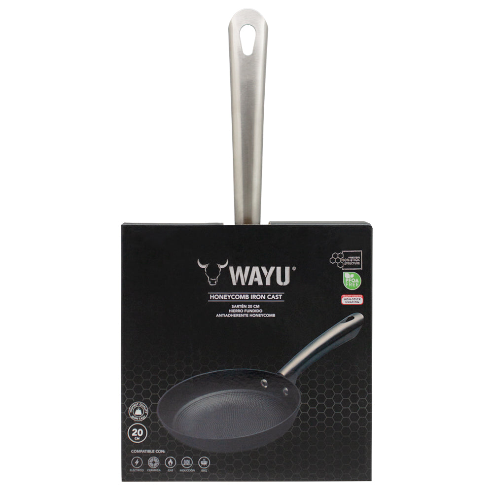 
                  
                    SARTEN 20 CM IRON CAST HONEYCOMB WAYU
                  
                