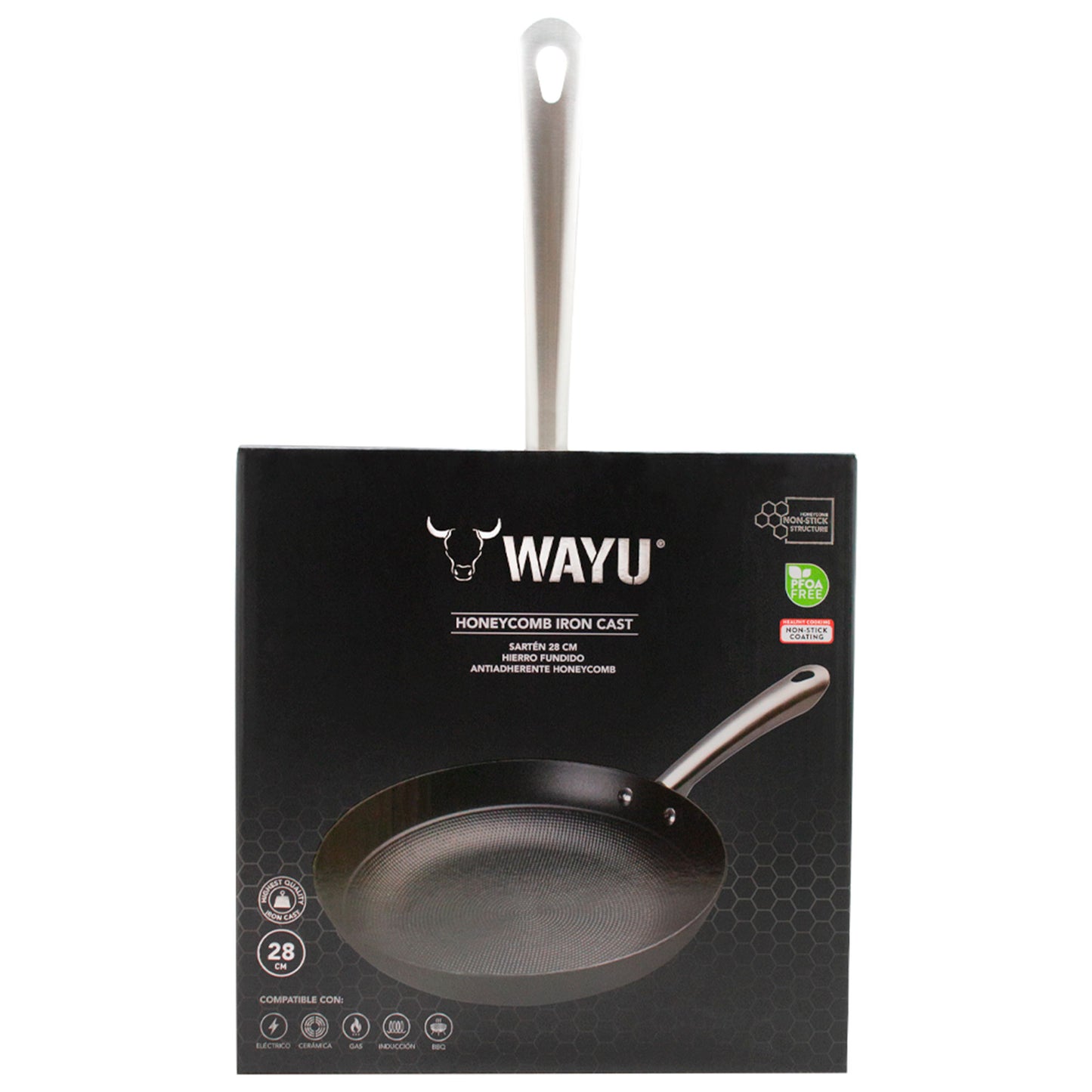 
                  
                    SARTEN 28 CM IRON CAST HONEYCOMB WAYU
                  
                