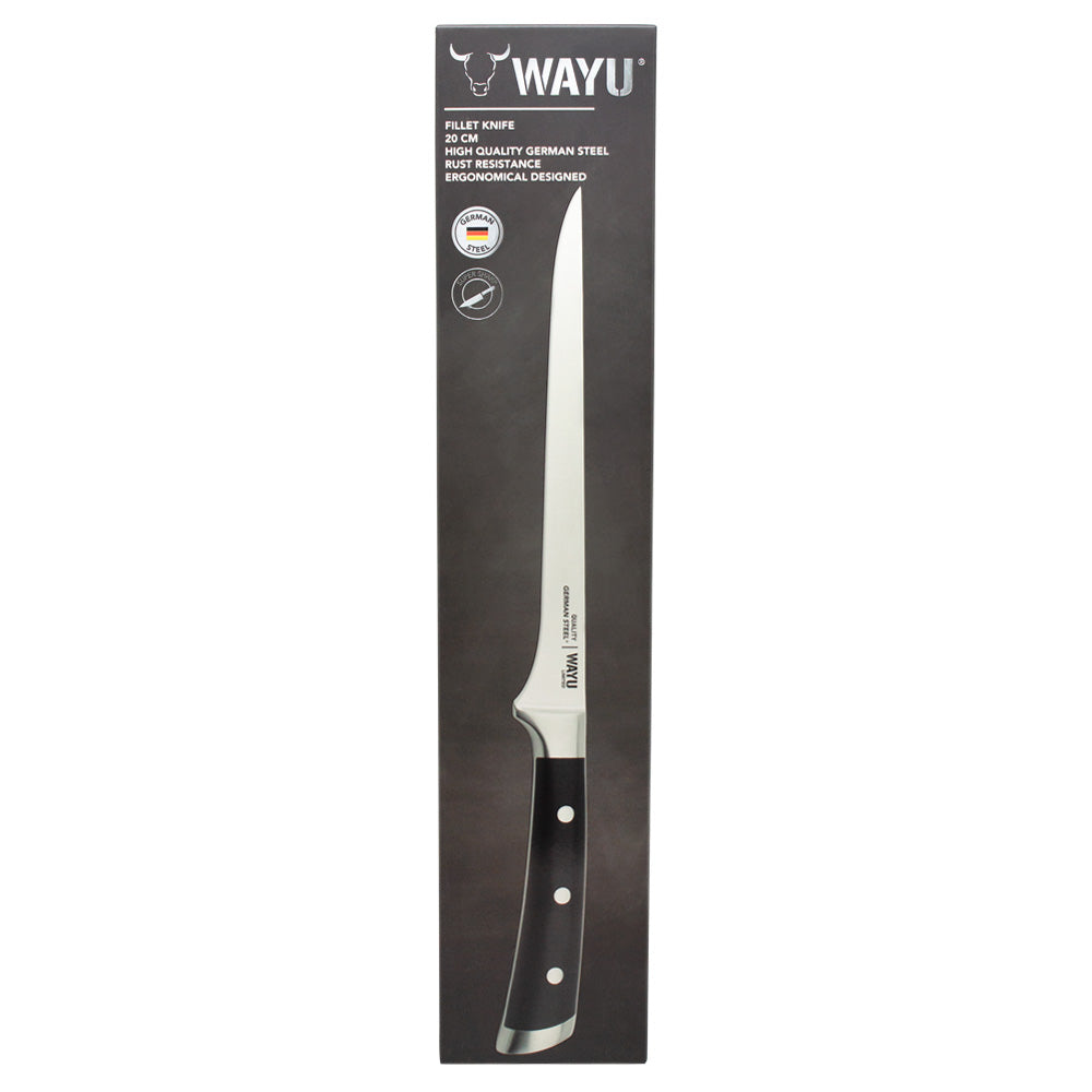 
                  
                    CUCHILLO FILETERO WAYU 20 CM/WAYU FILLET KNIFE 8"
                  
                