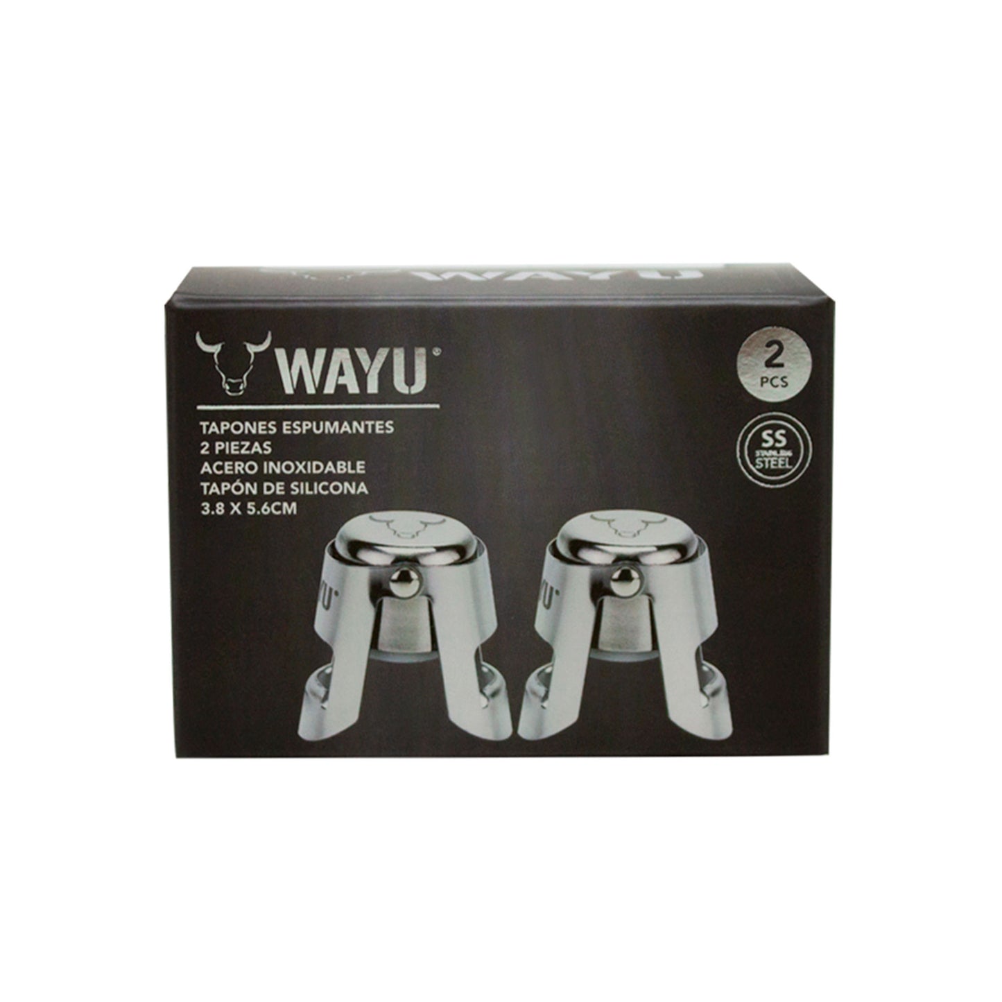 
                  
                    SET 2 TAPONES ESPUMANTE/CHAMPAGNE WAYU
                  
                