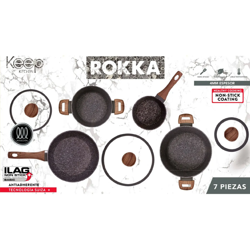 
                  
                    BATERIA 7 PCS ROKKA SERIES
                  
                