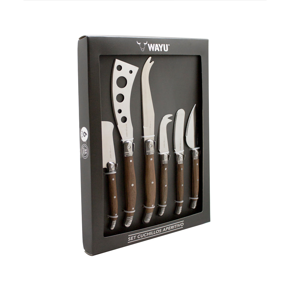 SET CUCHILLOS APERITIVOS WAYU