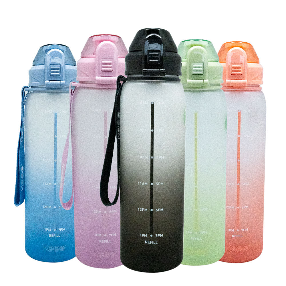 BOTELLA MEDIDAS RUBBER 1 L KEEP