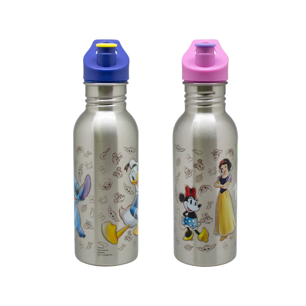 BOTELLA METALICA SKETCH DISNEY 100