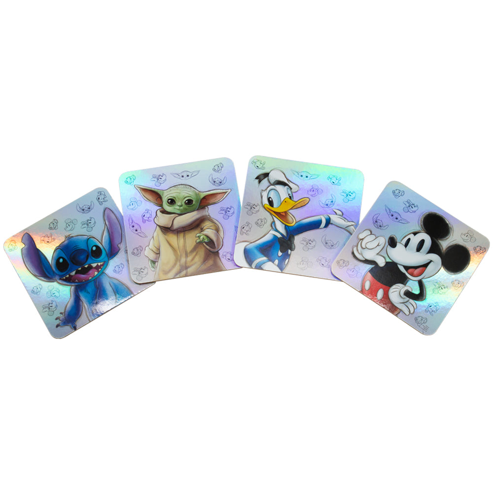 SET 4 POSAVASOS MDF SKETCH DISNEY 100