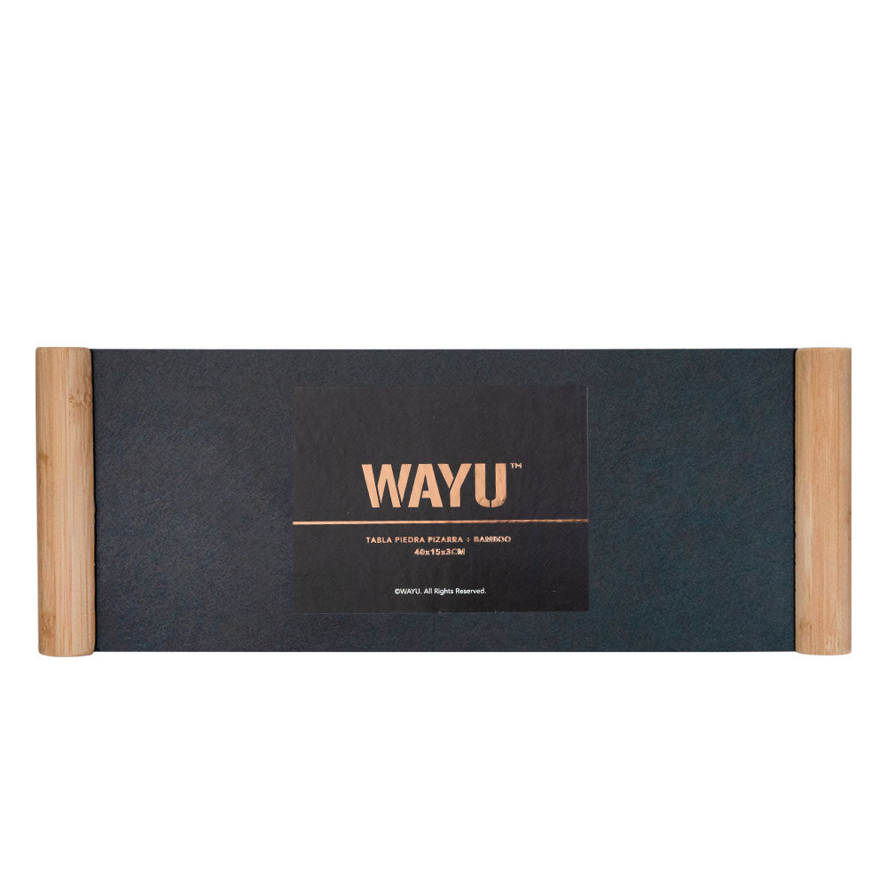 
                  
                    TABLA PIEDRA PIZARRA 40 CM WAYU
                  
                