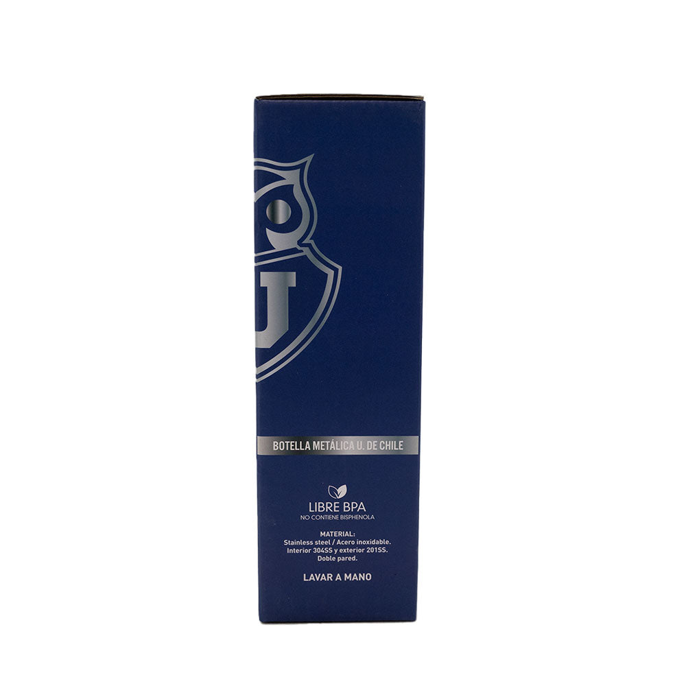 
                  
                    BOTELLA METALICA 600 ML U DE CHILE
                  
                