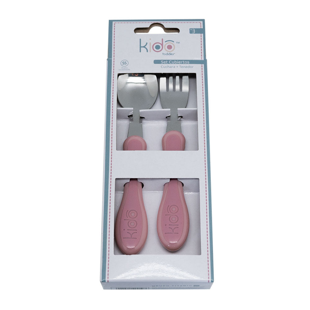 
                  
                    Set Cubiertos Metalicos Kido
                  
                