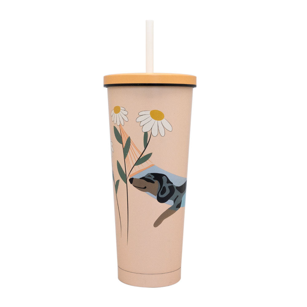 Vaso tumbler Pet Flowers