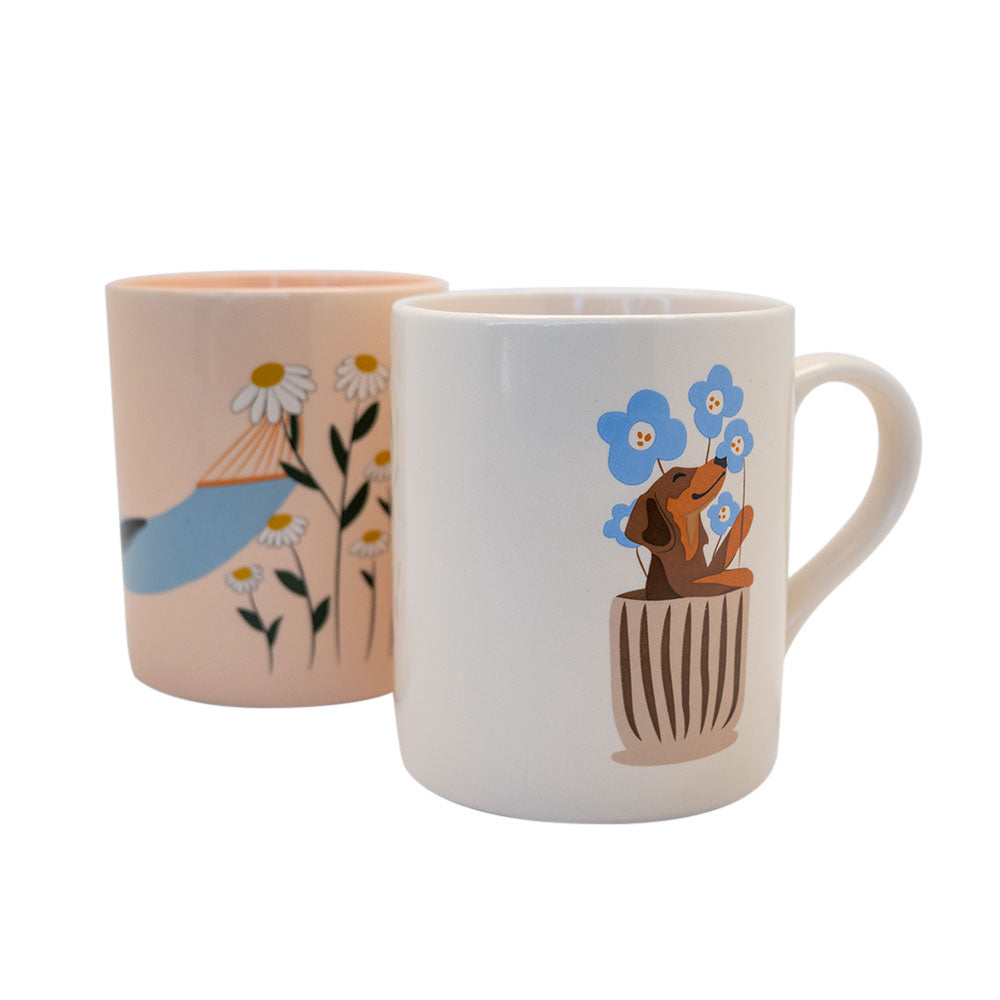 
                  
                    Set 2 Tazones Duo 330ml Pet Flowers
                  
                