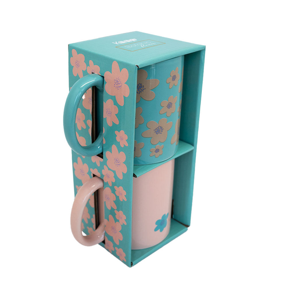 SET TAZAS DUO 330ML KEEP BOTANIC
