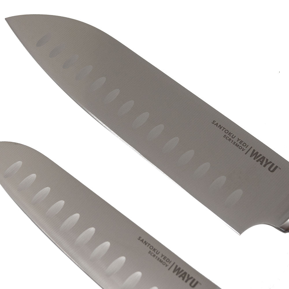 
                  
                    Set 2 Cuchillos Santoku Ring Red Wayu
                  
                