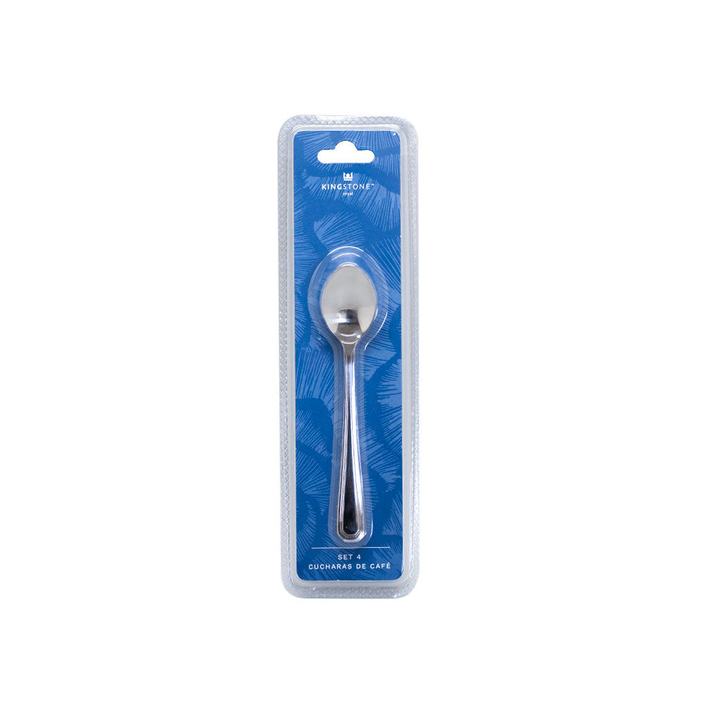 
                  
                    SET 4 CUCHARAS DE CAFE 1.8 MM YORK KINGSTONE
                  
                