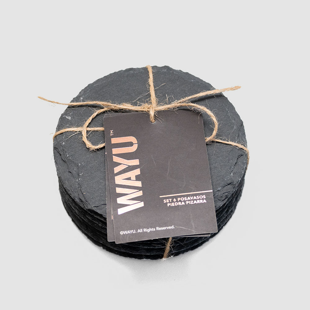 
                  
                    SET POSAVASOS PIEDRA PIZARRA WAYU
                  
                