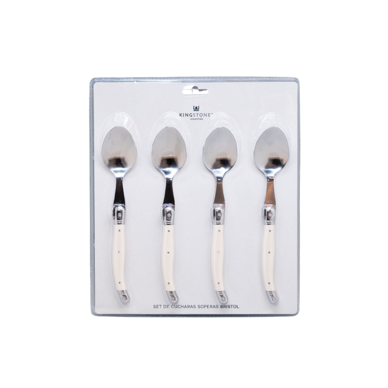 
                  
                    SET 4 CUCHARAS SOPERA BRISTOL KINGSTONE
                  
                