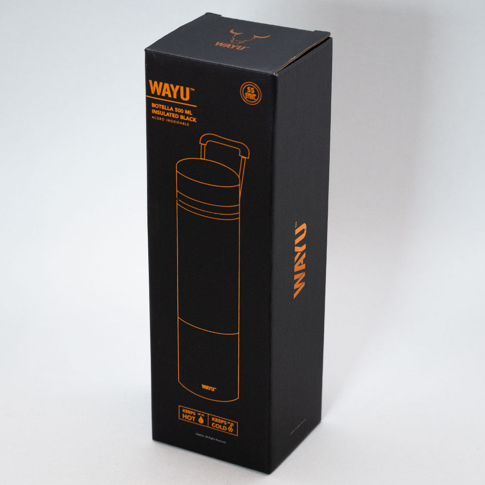 
                  
                    BOTELLA 500ML INSULATED BLACK WAYU
                  
                