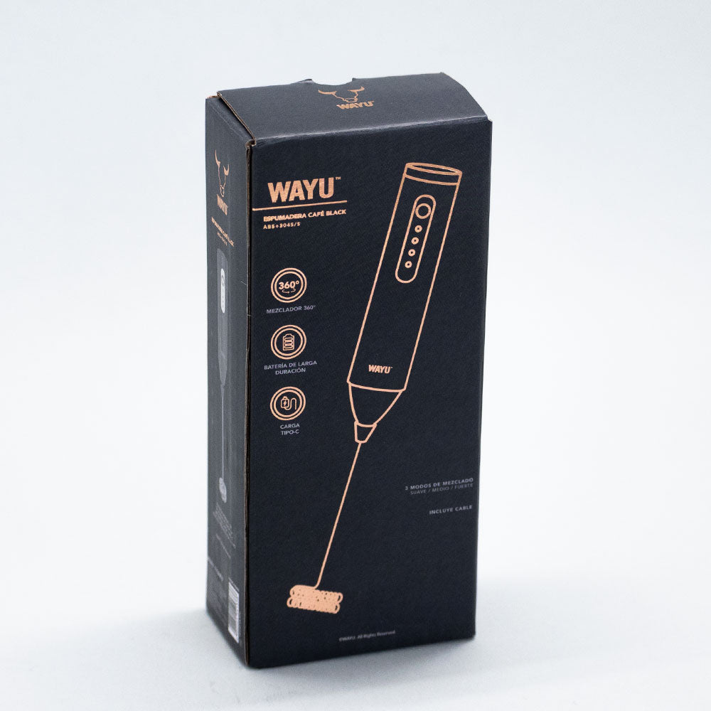 
                  
                    ESPUMADERA CAFÉ BLACK WAYU
                  
                