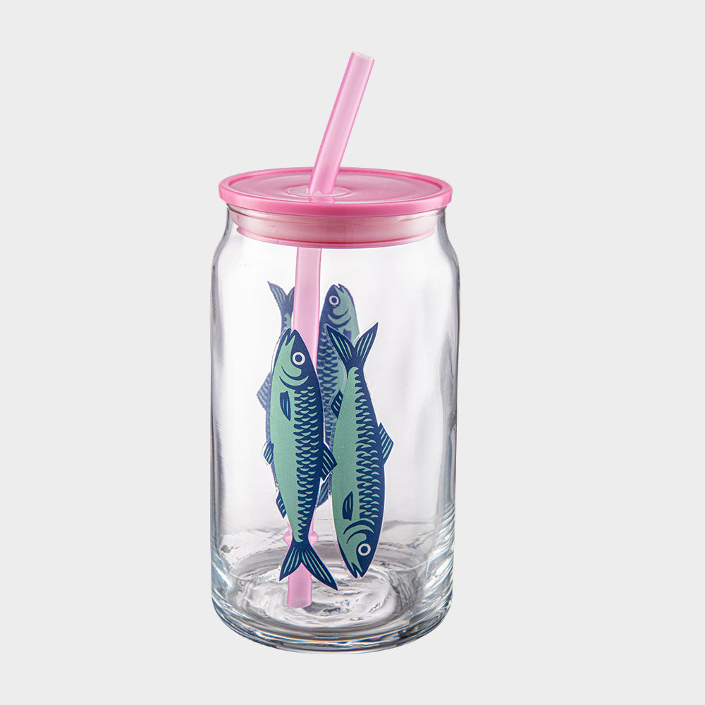 
                  
                    SET 4 VASOS STRAW VIDRIO 500ML SARDINES KEEP
                  
                