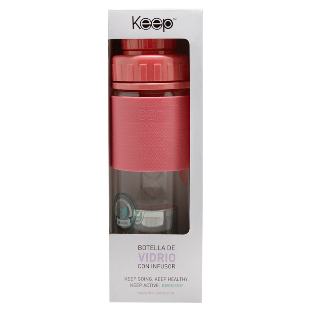 
                  
                    BOTELLA TE VIDRIO KEEP
                  
                