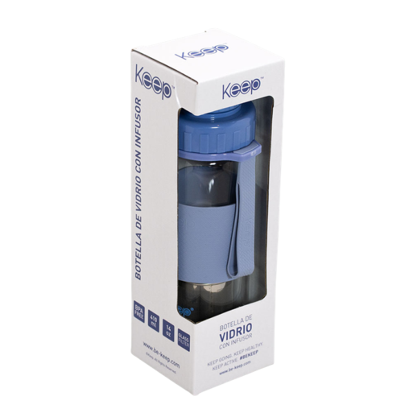 
                  
                    BOTELLA TE VIDRIO KEEP
                  
                