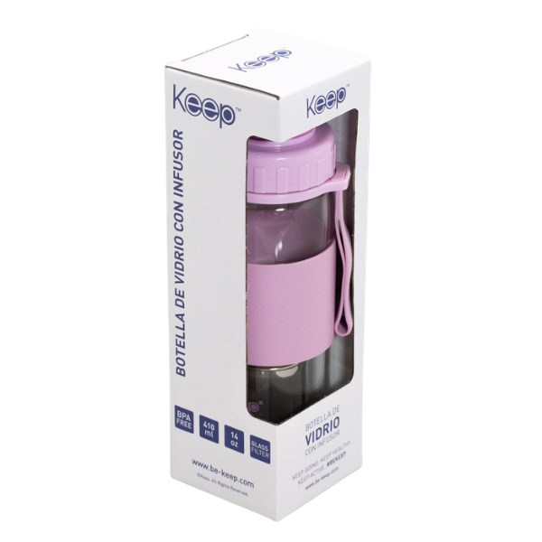 
                  
                    BOTELLA TE VIDRIO KEEP
                  
                