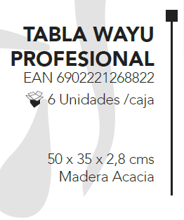 
                  
                    TABLA WAYU PROFESIONAL
                  
                