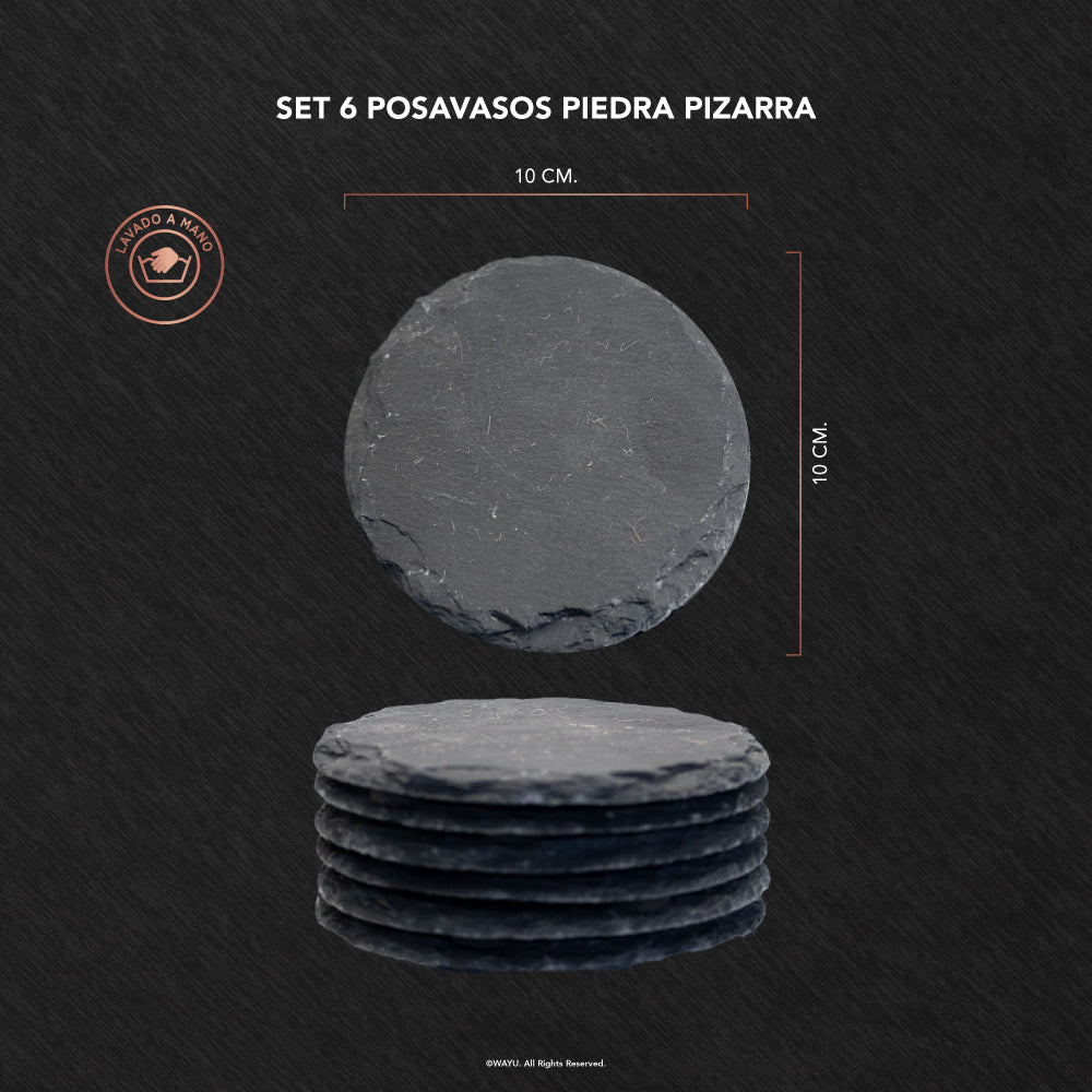 
                  
                    SET POSAVASOS PIEDRA PIZARRA WAYU
                  
                