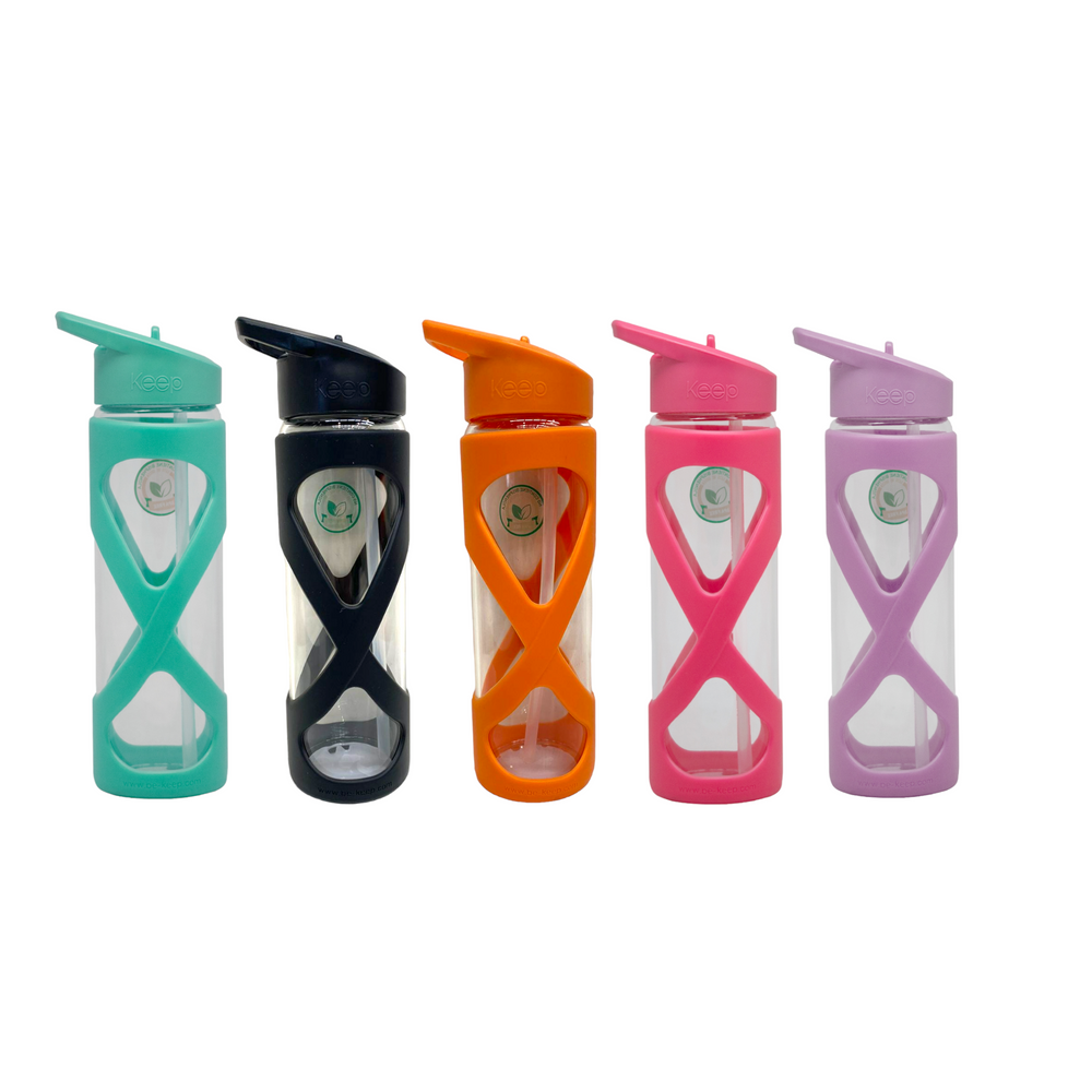 BOTELLA VIDRIO COLORES KEEP