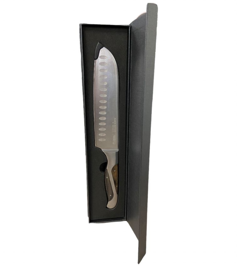 CUCHILLO SANTOKU BLACK EDITION WAYU