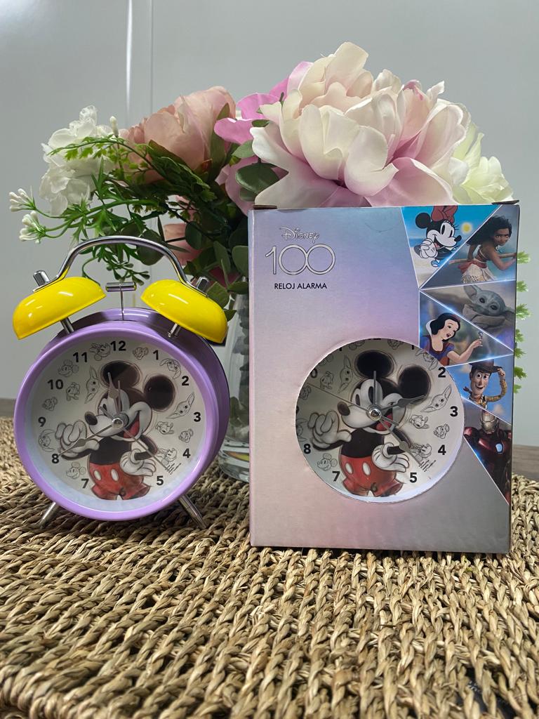 RELOJ DESPERTADOR SKETCH DISNEY 100