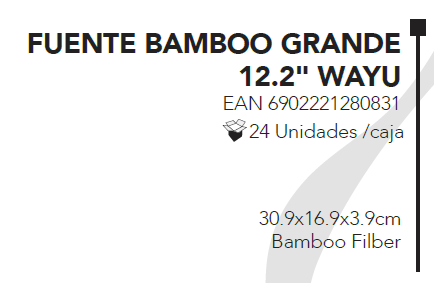 
                  
                    FUENTE WAYU BAMBOO GRANDE 12.2''
                  
                