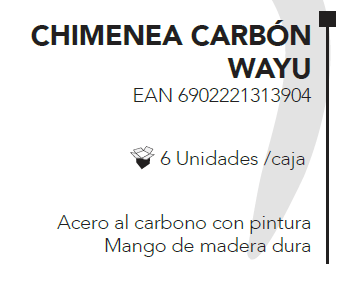 
                  
                    CHIMENEA/INICIADOR  CARBÓN WAYU
                  
                