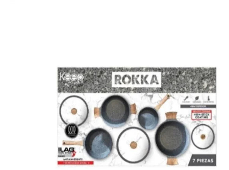 BATERIA 7 PCS ROKKA SERIES